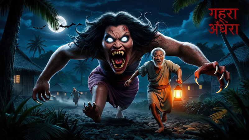 गहरा अंधेरा | Horror Animated movie | CenePix